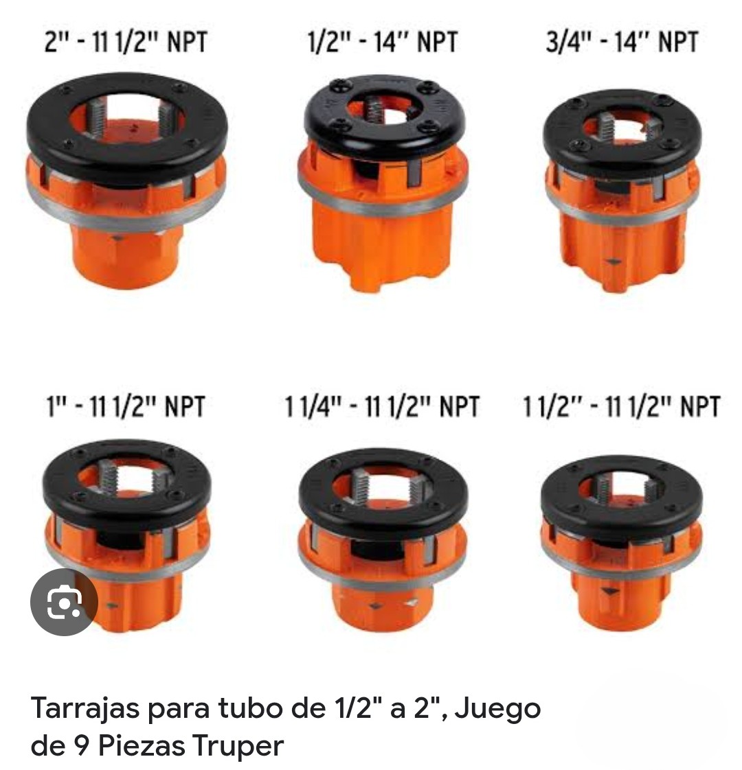 Tarrajas para tubo - Corporación Ferretera D&A
